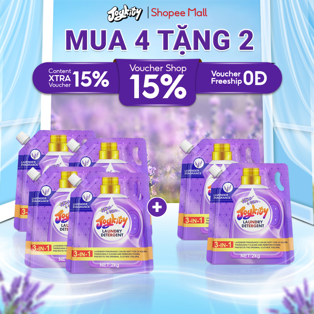 Ảnh Nước Giặt Joykity Hương Lavender Dịu Nhẹ An Toàn Cho Da Lưu Hương 24 Tiếng 1