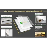 [KÍCH THƯỚC LỚN - TRANH PHONG CẢNH] Tranh Mặt Trời Núi Non Hùng Vĩ - Tranh Laminate Tráng Gương Bo Viền Cao Cấp — ảnh 6