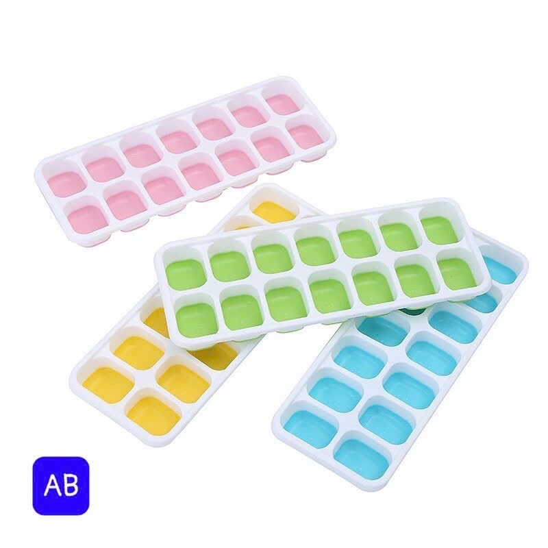 Khay Đá Silicon Có Nắp Đậy cho gia đình Tiện dụng -M201