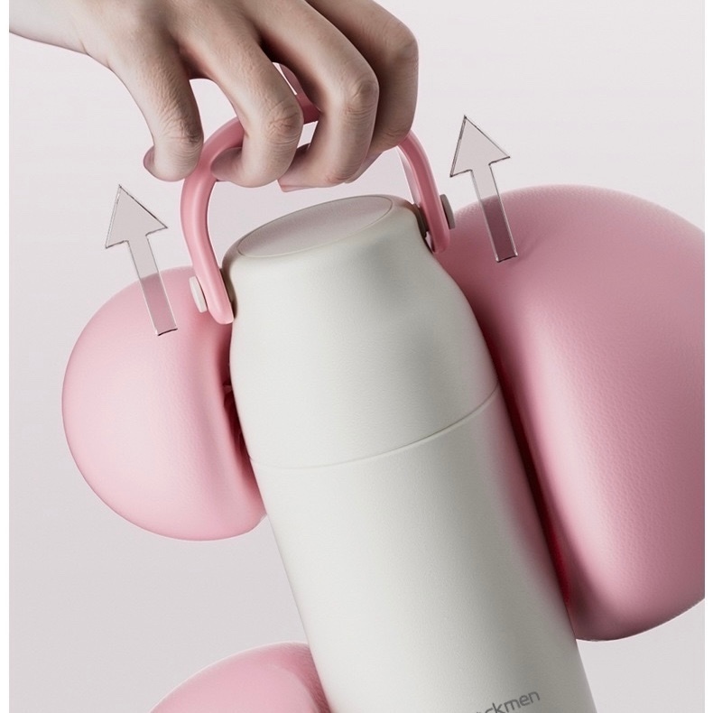 Bình Giữ Nhiệt CHOCKMEN Inox 316 Tay Cầm Silicone Chịu Nhiệt Bình Ủ Cháo Hộp Bảo Ôn