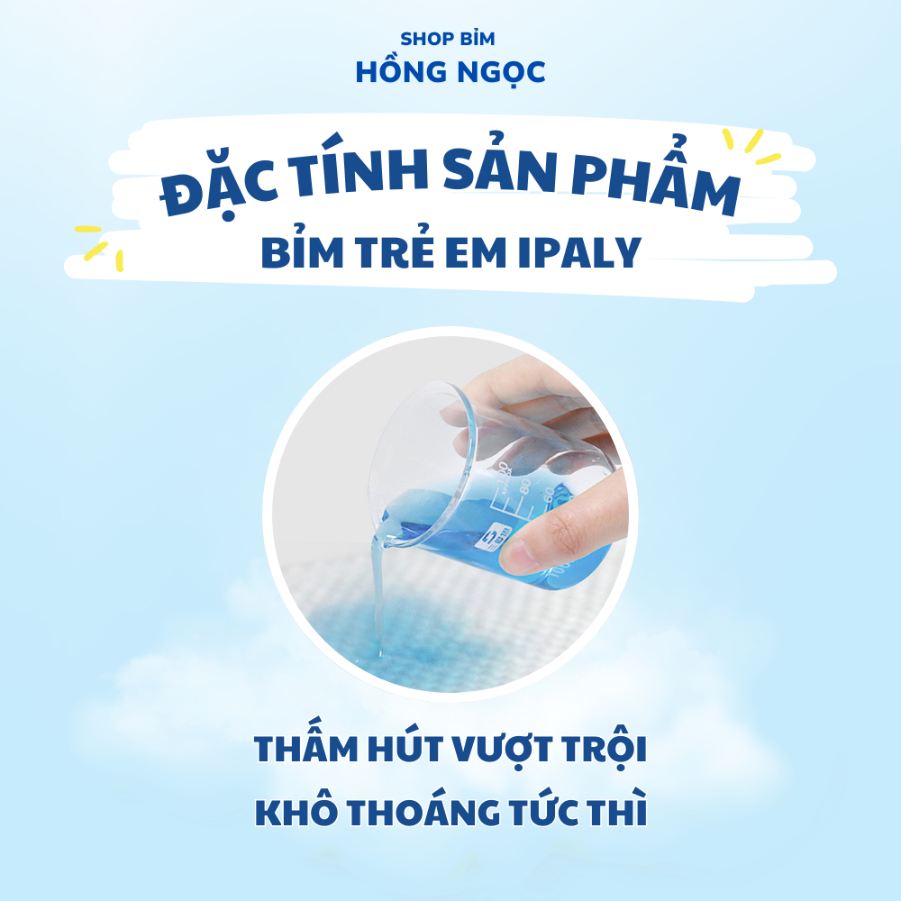 Bỉm Trẻ Em Ipaly Organic Thấm Hút Nhanh Chóng An Toàn Cho Da Mềm Mại Không Hăm