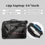 Cặp (Polyester) 100% cầm tay đeo vai học viên cấp 1 cấp 2 kẹp dọc viền đôi M.E.N mẫu mã mới tiện lợi [MẪU MỚI]
