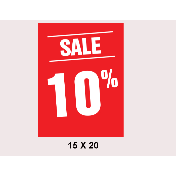 Bảng Giảm Giá Sale BEDO bằng decal - Sale Off 20 30 50 80% Treo Cửa Hàng Shop Thời Trang