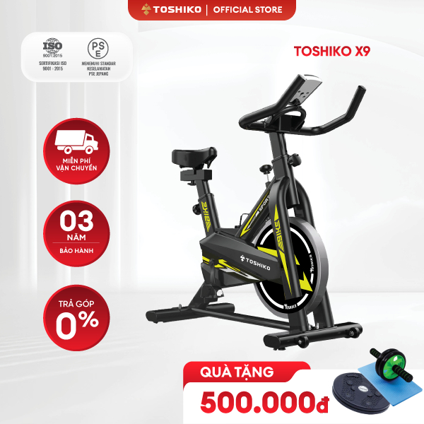 Ảnh Xe đạp tập thể dục thể thao tại nhà TOSHIKO X9 cao cấp cảm biến nhịp hàng chính hãng tim bảo hành 3 năm 1