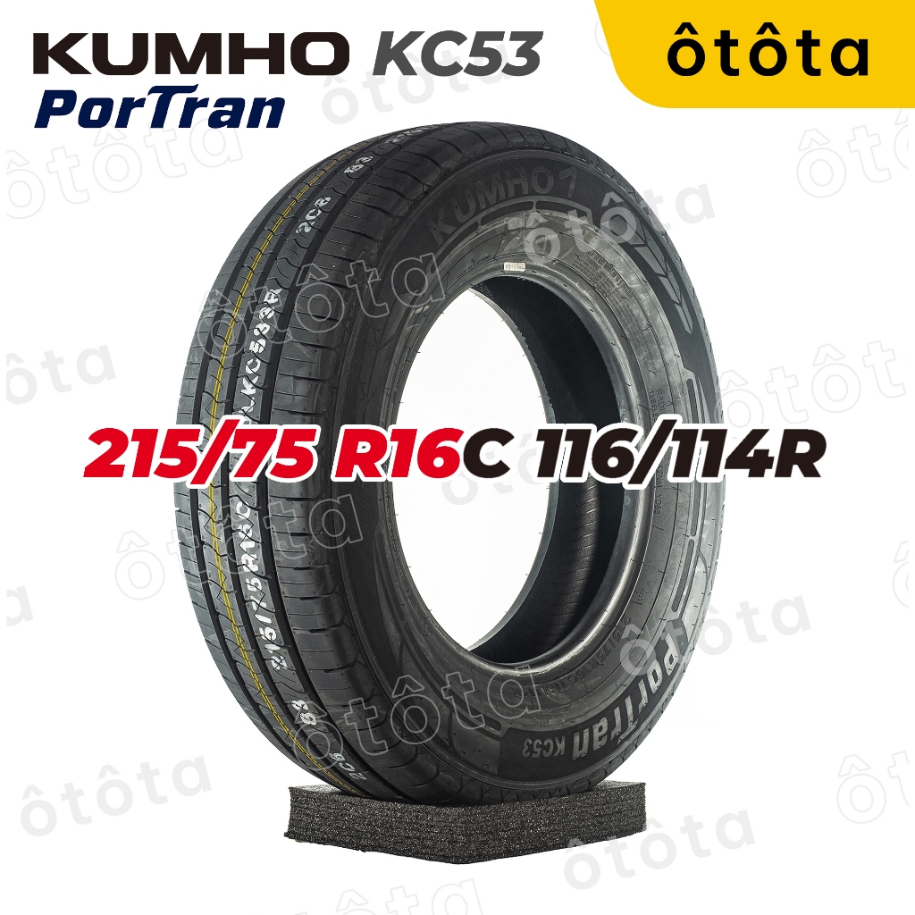 Lốp ô tô Kumho 215/75 R16C 116/114R Portran KC53 – Chính Hãng BH 5 năm ...