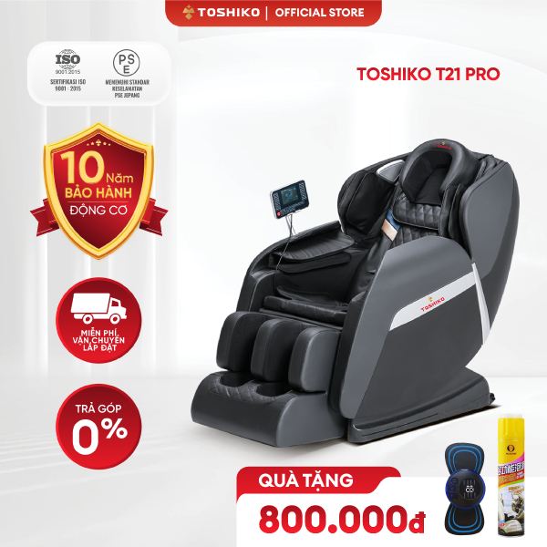 Ảnh Ghế massage trị liệu toàn thân TOSHIKO T21 Pro cao cấp Bảo Hành 10 năm công nghệ nhiệt hồng ngoại cao cấp 1
