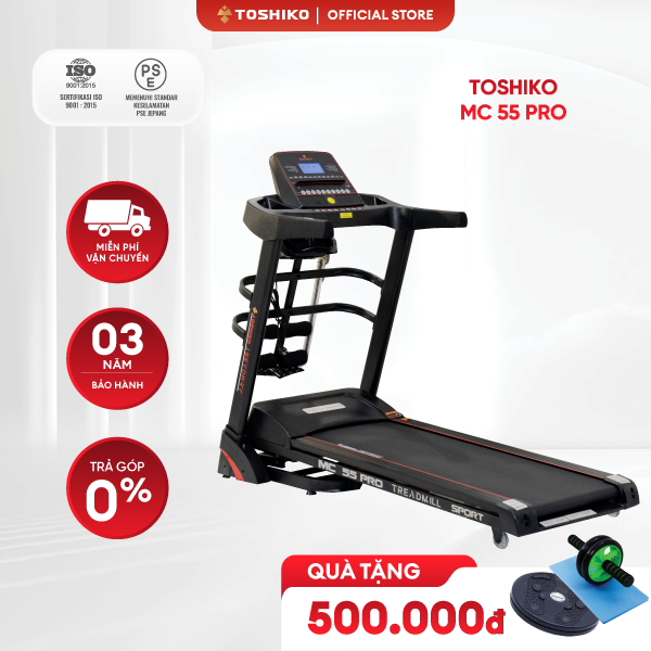 Ảnh Máy chạy bộ thể dục thể thao tại nhà Toshiko MC55 Pro hàng chính hãng, bảo hành 3 năm 1