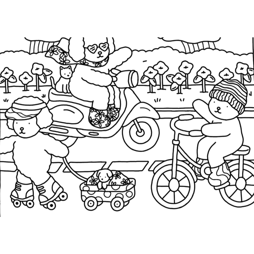 Bộ 50 tranh BOBBIES GOODS  khác nhau không trùng lặp cho bạn thỏa sức sáng tạo