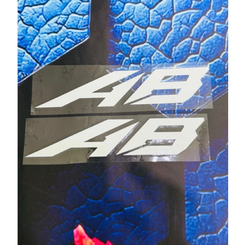 Tem chữ AB xe airblade 2020-2025 mẫu Zin ( giá cặp)