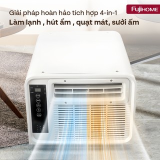 Máy điều hòa mini di động thông minh Fujihome PAC03 Tích hợp Làm lạnh , hút ẩm , quạt mát, sưởi
