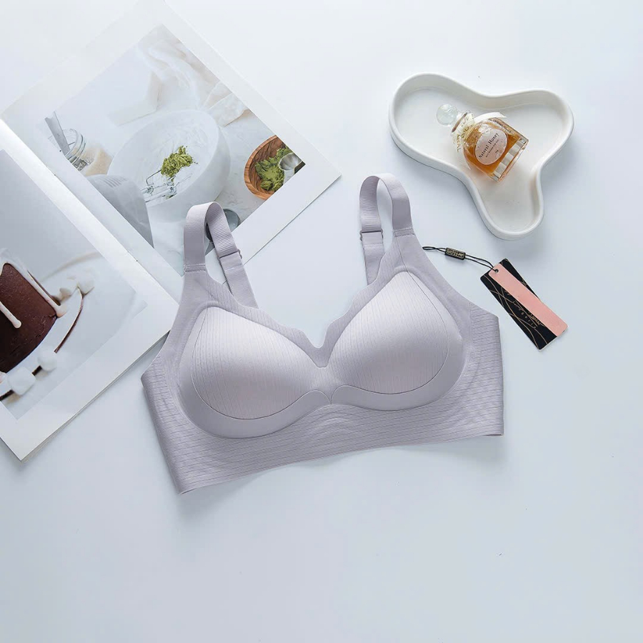 Áo Ngực Không Gọng Đúc Su Đệm Mỏng 1.5cm – Áo Lót Nữ Không Lộ Viền, Mặc Cả Ngày Thoải Mái DORIS 2512