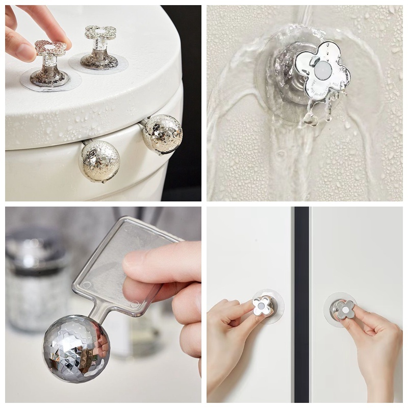 Mua 10 tặng 1 Nút Nhấn Bồn Cầu Hình Hoa – Nút Bấm Bồn Cầu – Nút Ấn Bồn Cầu – Phụ Kiện Bồn Cầu – Tay Nắm Cửa