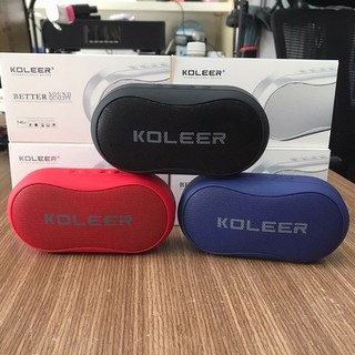 Loa bluetooth mini Koleer S29 cực hay - nghe USB / thẻ nhớ / đài radio FM / thoại rãnh tay (màu ngẫu nhiên)