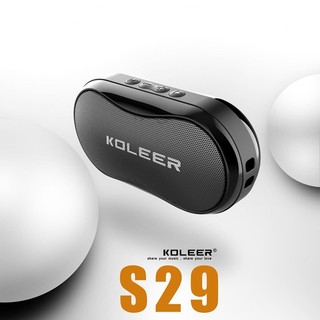 Loa bluetooth mini Koleer S29 cực hay - nghe USB / thẻ nhớ / đài radio FM / thoại rãnh tay (màu ngẫu nhiên)