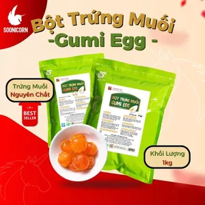 🥚 Bột Trứng Muối Gumi Egg 1kg | Truyền Thống & Cay | Làm Bánh, Làm Sốt, Lắc Gà - Soonicorn