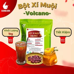 🍑 Bột Xí Muội Volcano 1kg | Bột Chua Ngọt Lắc Trái Cây, Khoai Tây, Pha Chế Nước Uống – Soonicorn