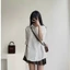 Áo Sơ Mi Dài Tay Ngắn Tay Lệch Vai Basic Xinh Dễ Phối Đồ Phong Cách Hàn Quốc SMCT