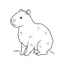 Bộ 50 tranh CAPYBARA khác nhau không trùng lặp cho bạn thỏa sức sáng tạo
