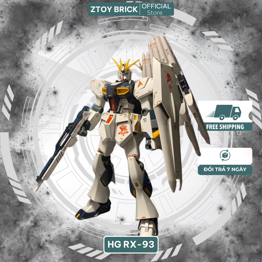 Mô hình lắp ráp HG RX-93 (Tặng kèm bộ effect, base và decal) | Shopee ...