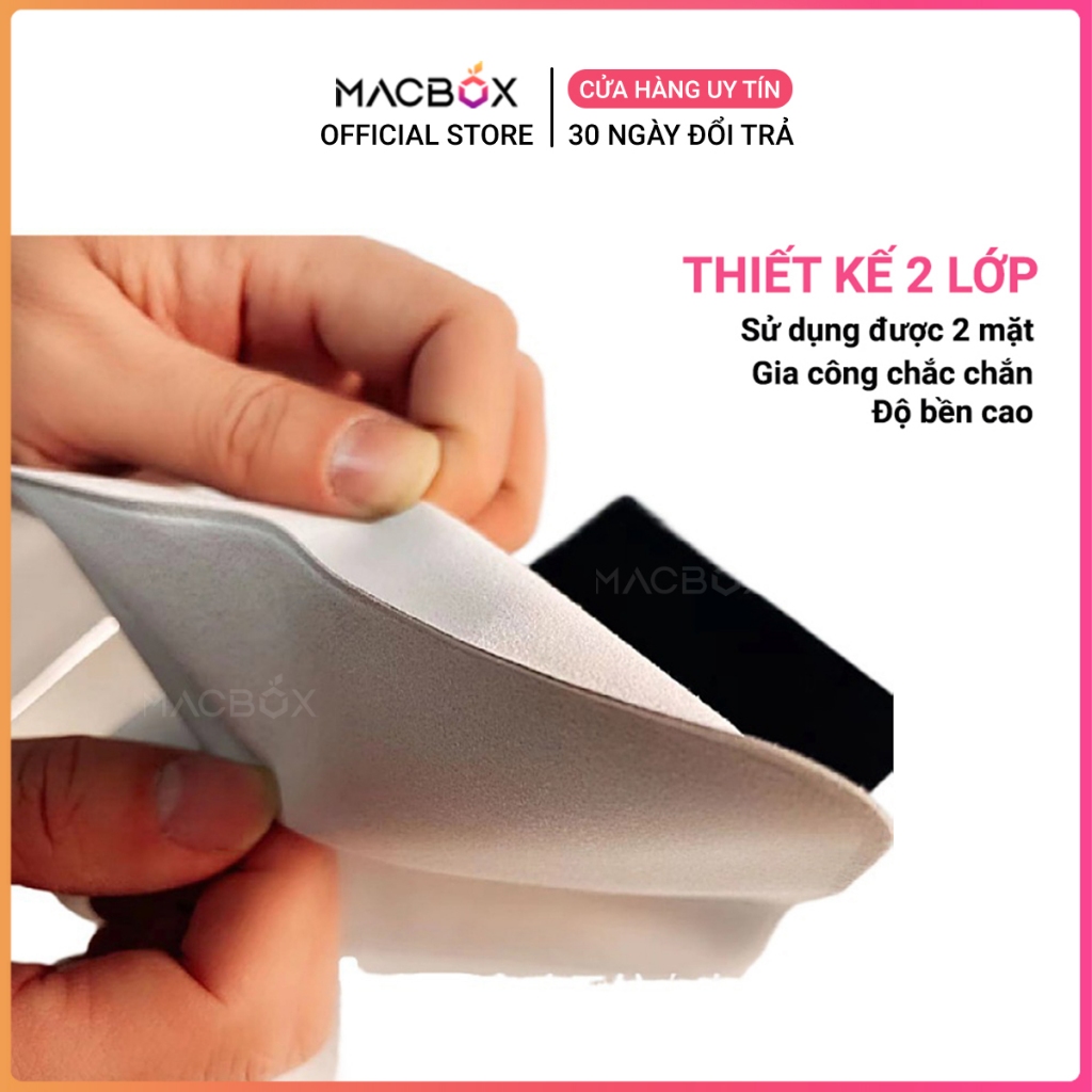 Khăn lau màn hình Microfiber Macbox, khăn lau chuyên dụng 2 mặt cho điện thoại, camera, máy tính bảng, macbook | BigBuy360 - bigbuy360.vn