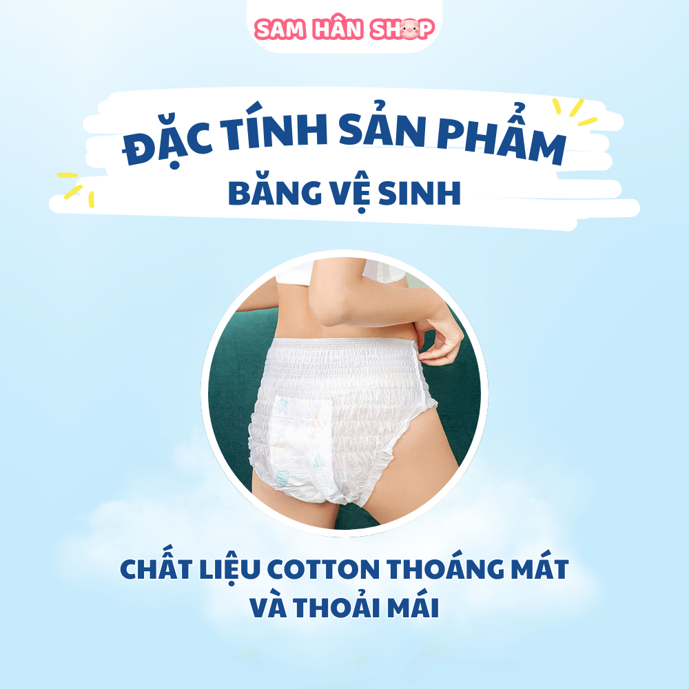 Băng Vệ Sinh Dạng Quần IPALY Gói 25 Miếng, Băng Vệ Sinh Phụ Nữ Thấm Hút Tốt, Chống Tràn Khi Mặc