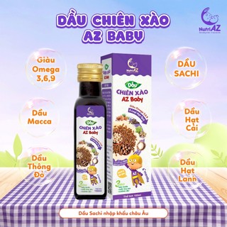 Dầu Chiên Xào Cho Bé NutriAZ 5 Hạt Quý Ăn Dặm Cho Bé Nhập Khẩu Châu Âu Bổ Sung Dưỡng Chất Giúp Bé Ăn Ngon