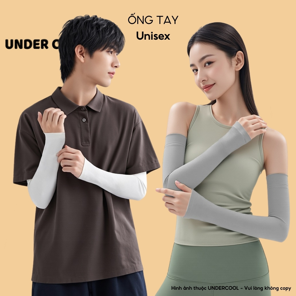 Combo 3 găng tay chống nắng UNDERCOOL, trơn cotton thoáng mát, gọn nhẹ, chống tia cực tím ,có lỗ xỏ ngón OT01 CB04