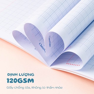 Vở Ô Ly 48 Trang Heo Nhí, Vở Kẻ 4 Ô Ly CLASSMATE Giấy 120gsm Cao Cấp Dùng Cho Bé Tập Viết, Luyện Chữ NC1-48-013
