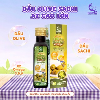 Dầu Ăn Dặm Cho Bé NutriAZ - Dầu Oliu Sachi Giúp Thông Minh Cao Lớn Nhập Khẩu Châu Âu