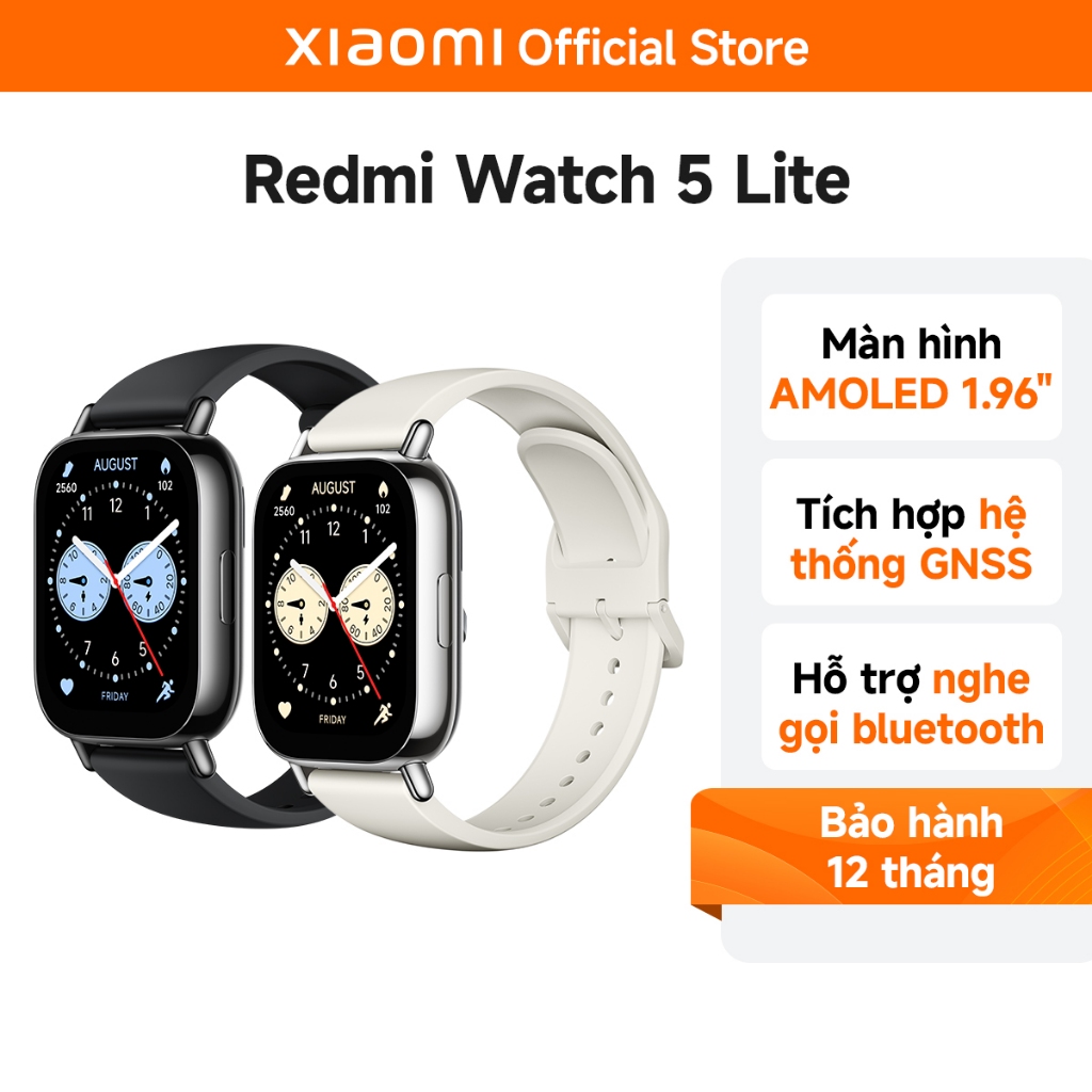 Ảnh Đồng Hồ Thông Minh Xiaomi Redmi Watch 5 Lite / 5 Active - Hàng Chính Hãng, Bản Quốc Tế Có Tiếng Việt 2