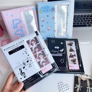 Album Photobooth Sổ Đựng Ảnh Photostrip Card Dài Collect Book Độc Đáo Timo VPBL31