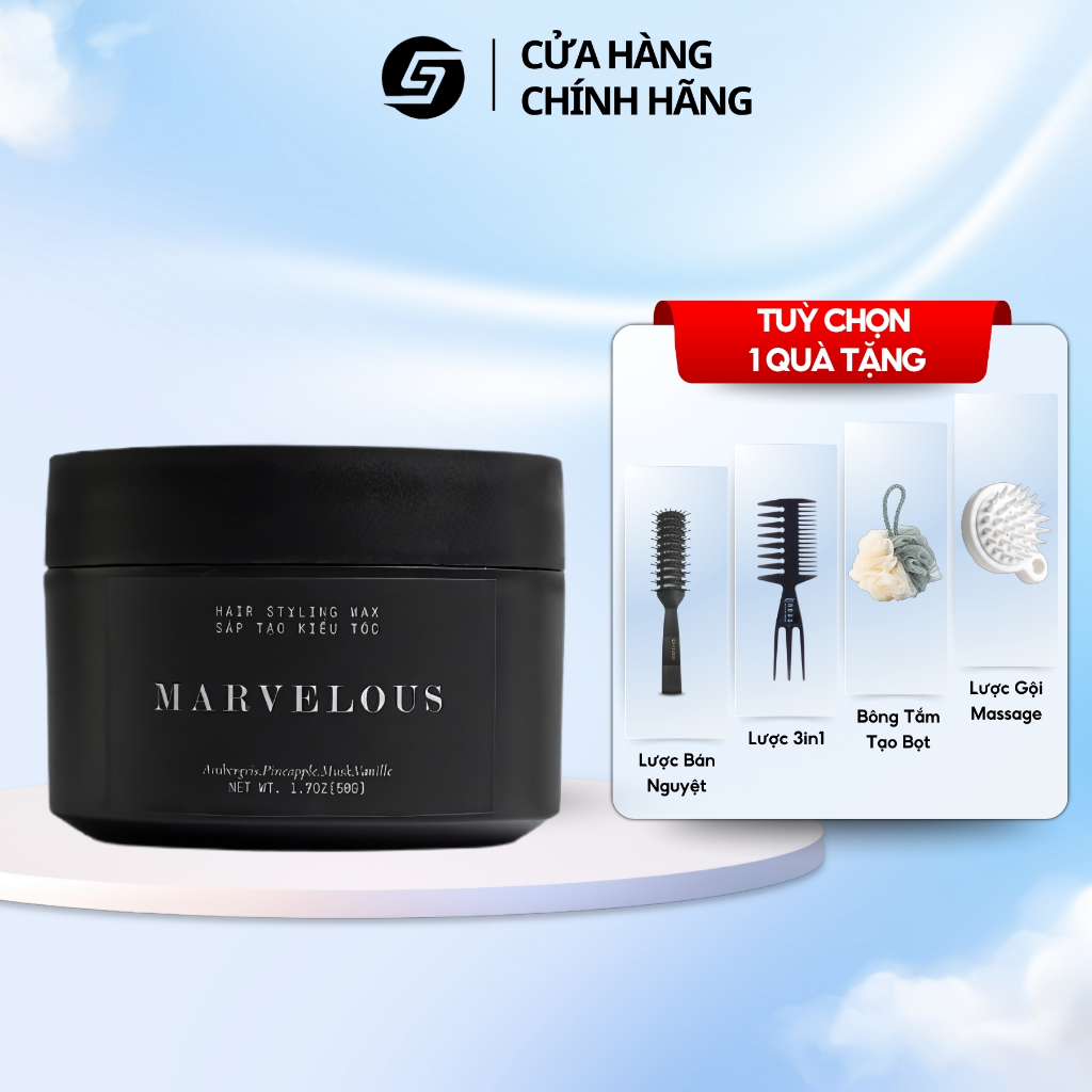 Sáp vuốt tóc Rusty Lab Marvelous-Giữ nếp linh hoạt-Nhiều dưỡng chất-Mùi ...