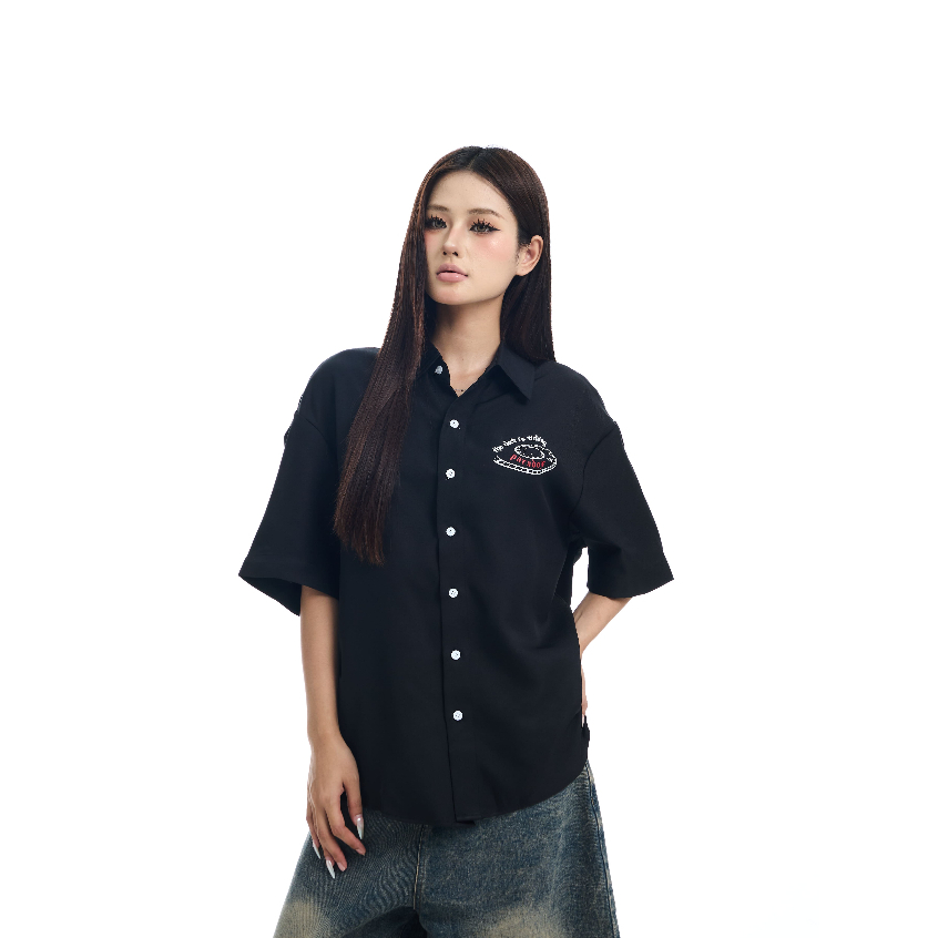 Ảnh Áo sơ mi TICKING SHIRT Cotton lạnh PARADOX SM5V0301 2