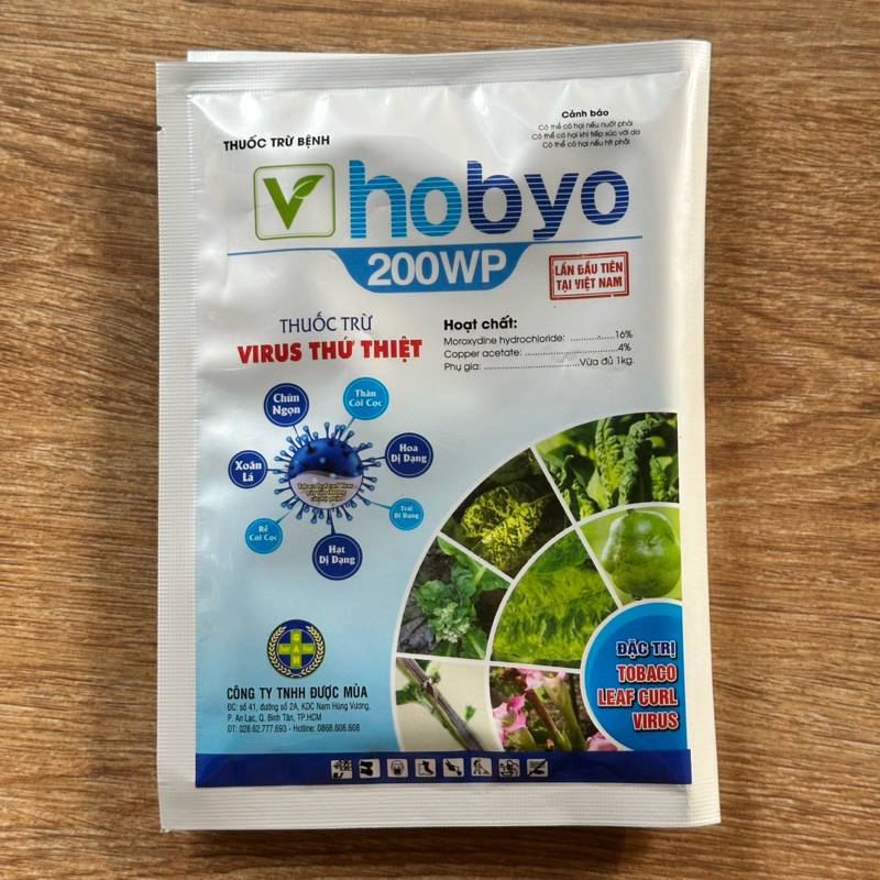 BỘ ĐÔI HOBYO 200WP - AMYGEN DM trừ VIRUT trên cây trồng và giải độc ...