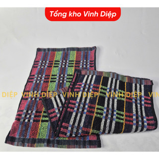 01 chiếc khăn mặt, khăn lau đa dụng họa tiết thổ cẩm khổ to 25x38cm - Hàng đẹp, 1 chiếc