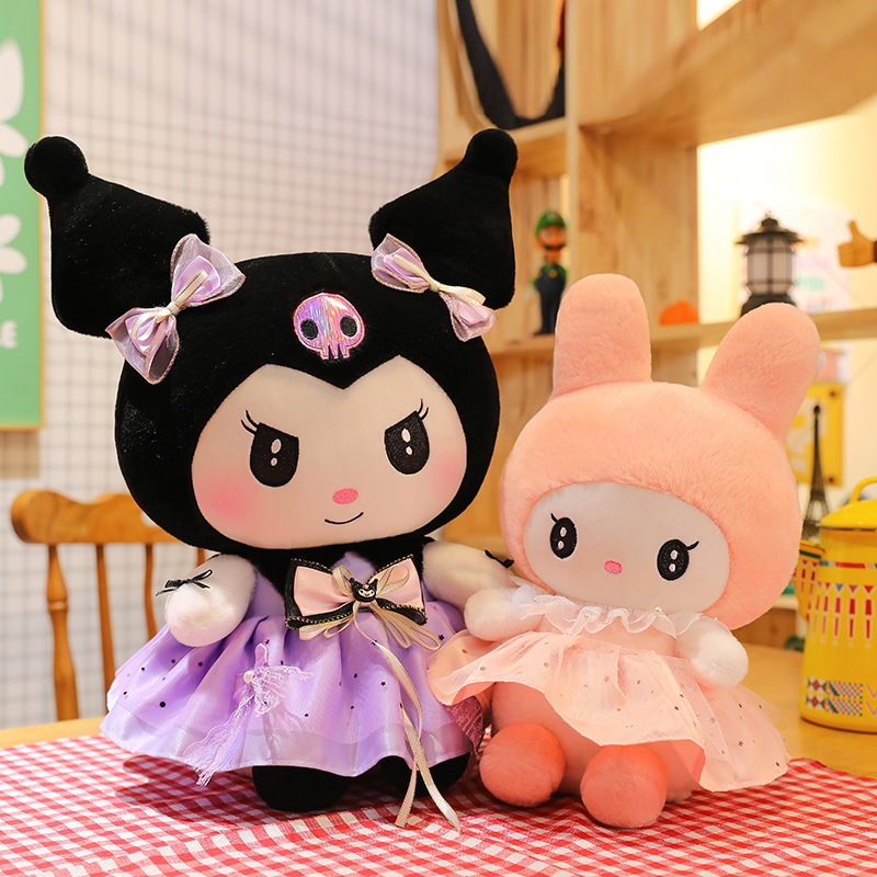 [ 100 MẪU+] Gấu Bông Kuromi Melody Mặc Váy CosPlay Nhiều Mẫu Dễ Thương Làm Quà Tặng Cho Bé Gái, Bạn Gái Ngày Sinh Nhật