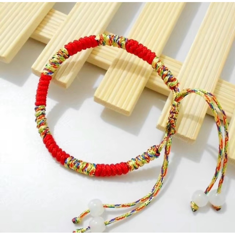 Vòng Tay Chỉ Ngũ Sắc Tây Tạng - Điều chỉnh kích thước cổ tay