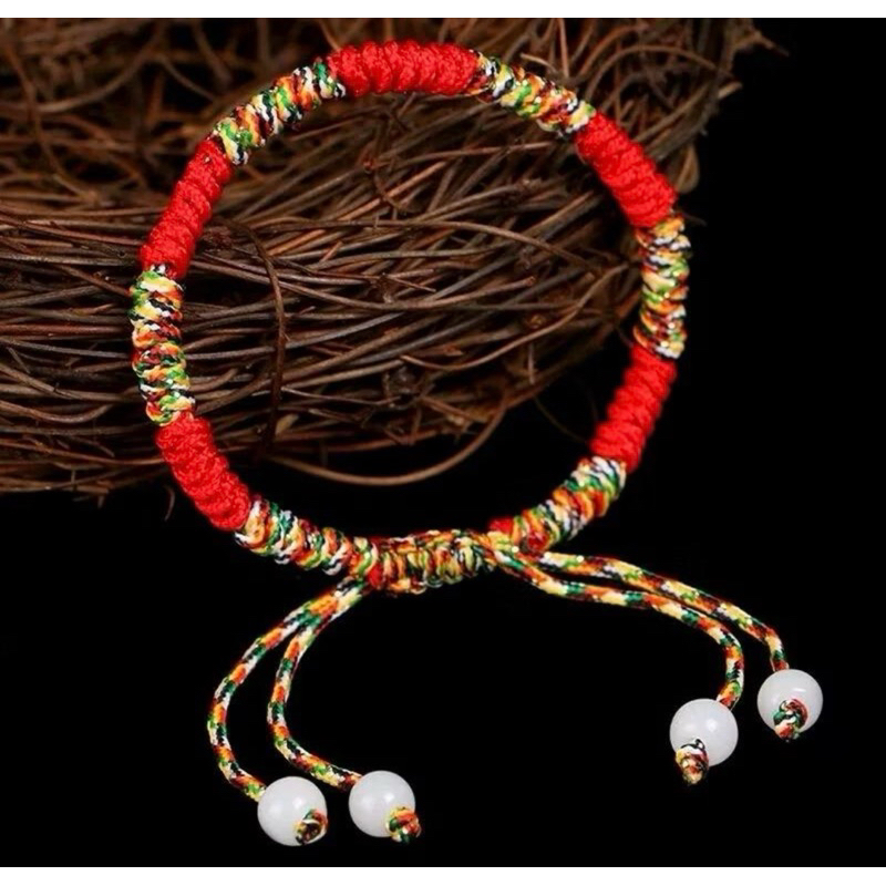 Vòng Tay Chỉ Ngũ Sắc Tây Tạng - Điều chỉnh kích thước cổ tay