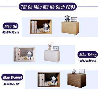 Kệ Sách Tổ Ong Đa Năng FIVO FB03, Tấm Lưng Chắc Chắn, Hộc Tủ Rộng Rãi, Để Đồ Tiện Lợi, Decor Linh Hoạt, Đa Dạng Màu Sắc