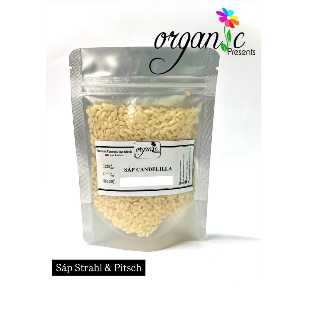NGUYÊN LIỆU SÁP CANDELILLA (MỸ) - Khối lượng 250g 500g 1kg