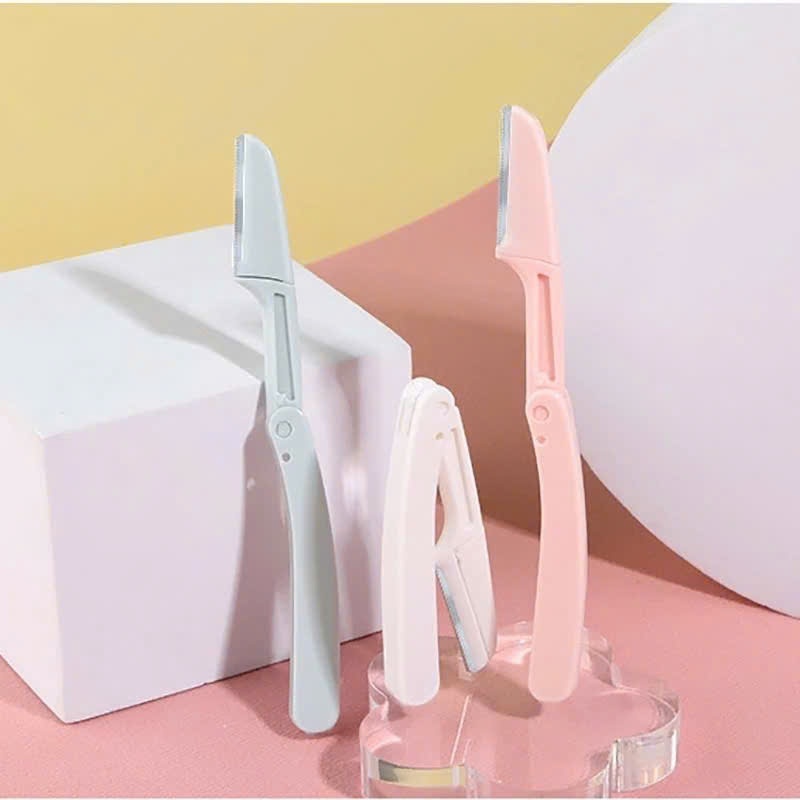Set 3 Dao Cạo Lông Mày An Toàn,Dụng Cụ Tỉa Chân Mày Nhỏ Gọn Dễ Sử Dụng - DAO CẠO GẤP GỌN THIẾT KẾ CAO CẤP TIỆN LỢI