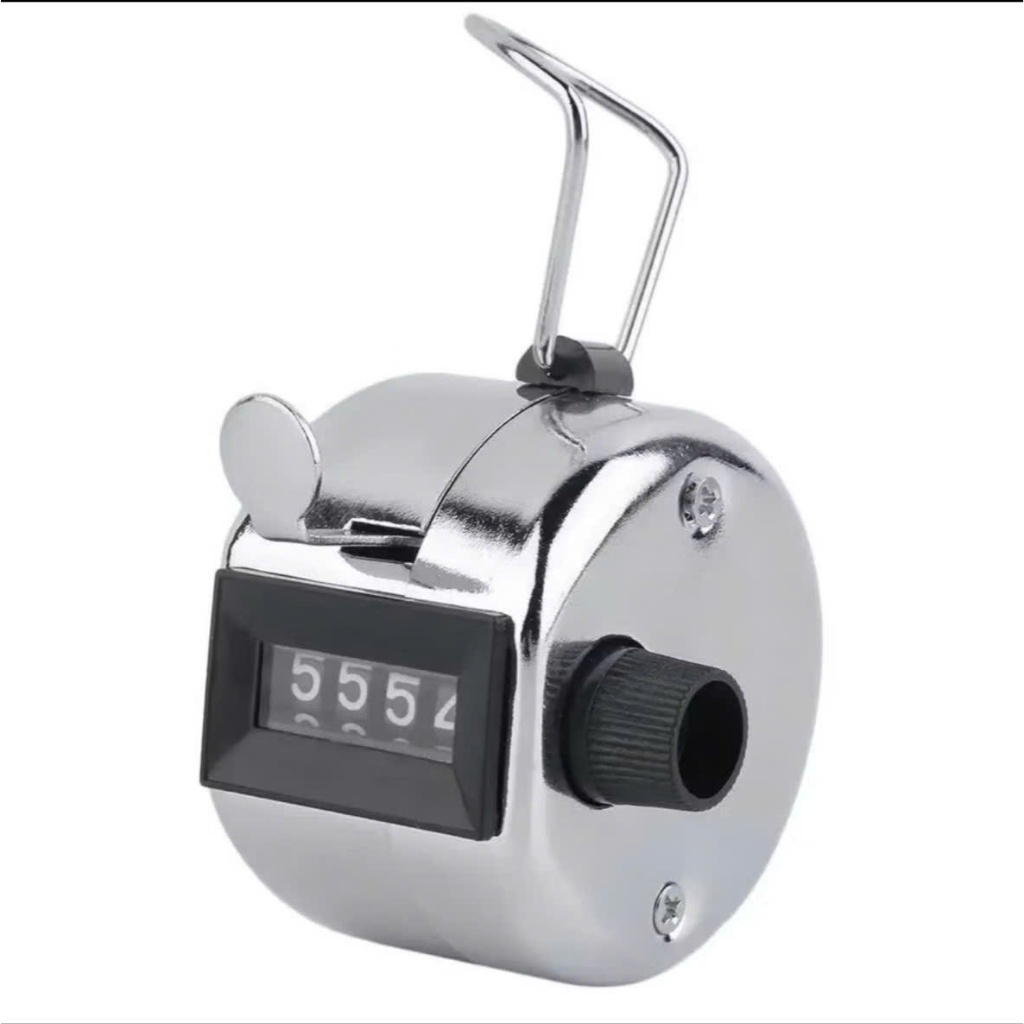 Đếm Số Lượng Cầm Tay, Để Bàn 4 Số Cơ Học Inox - Sản Phẩm Ngành May Loại Tốt