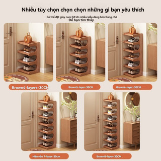 Giá để giày tre Giá để giày bằng gỗ Giá đựng đồ đa năng Giá để giày tre nhiều tầng tiết kiệm không gian