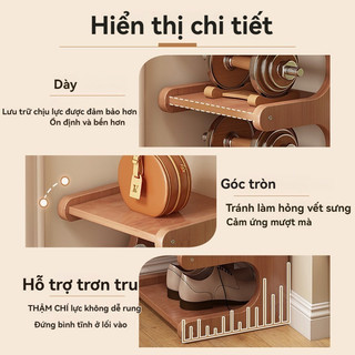 Giá để giày tre Giá để giày bằng gỗ Giá đựng đồ đa năng Giá để giày tre nhiều tầng tiết kiệm không gian