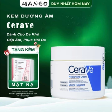 Kem Dưỡng Ẩm Cho Da Khô CERAVE 340G Giúp Da Trắng Sáng Mềm Mịn, Thơm Hương Nước Hoa