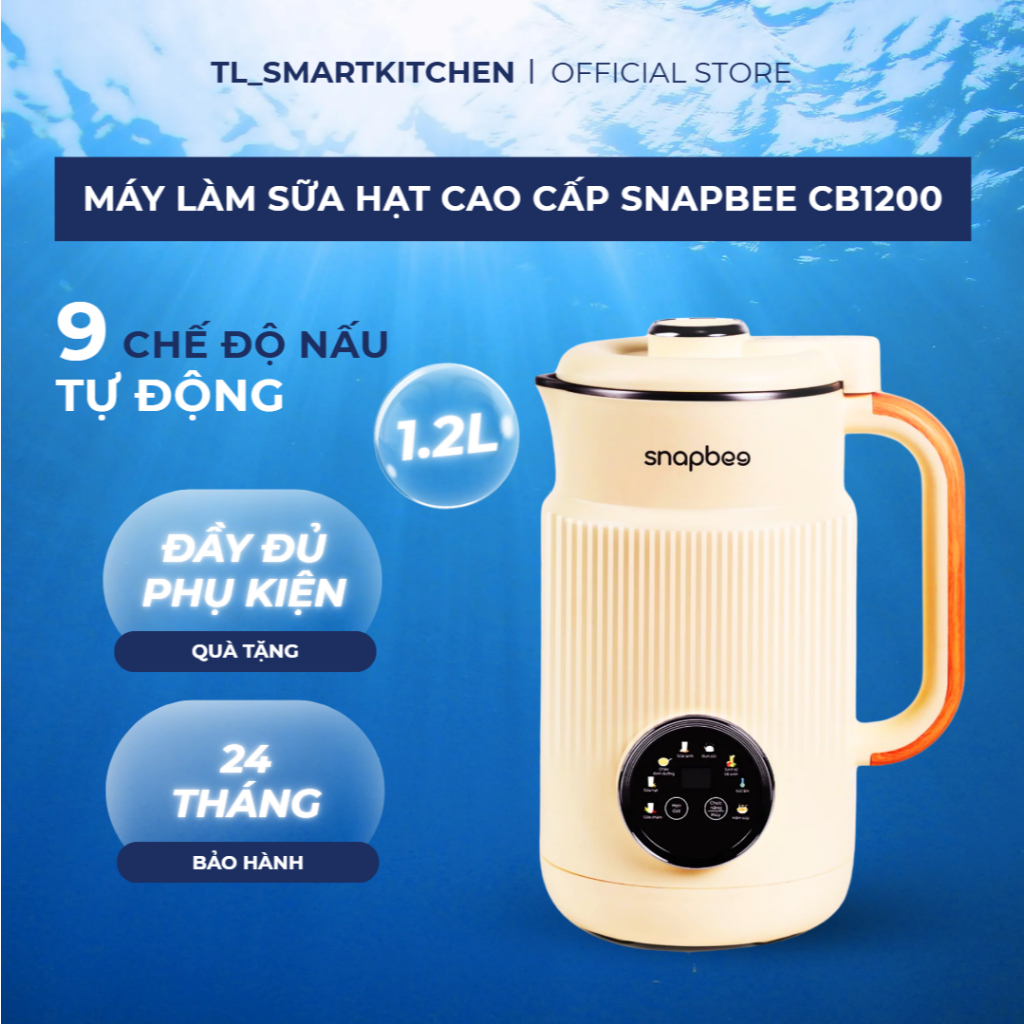 Máy Làm Sữa Hạt Cao Cấp SNAPBEE CB1200 - Dung Tích 1200ML, Lưỡi Dao ...