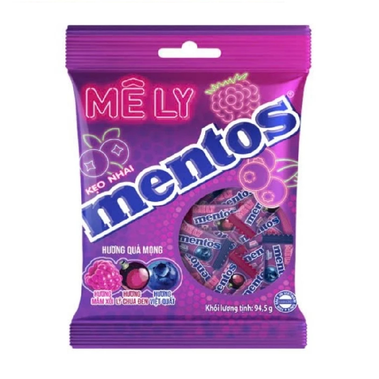 Kẹo Mentos Mê Ly Hương Trái Cây Hỗn Hợp Quả Mọng (Gói 94,5g) | Shopee ...