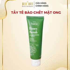Tẩy tế bào chết da mặt RIORI HANA HONEY SCURB 120g - Tẩy tế bào chết an toàn, Lành tính, Không gây bào mòn da
