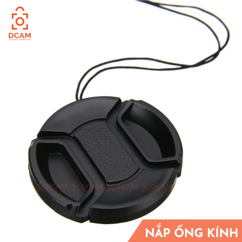 Nắp ống kính đủ size cho mọi lens, cap trước ống kính canon, nikon ...