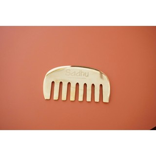 BỘ GUASHA ĐỒNG 140gr + LƯỢC ĐỒNG 140gr dùng để MASSAGE và chăm sóc sức khoẻ theo Ayuverda
